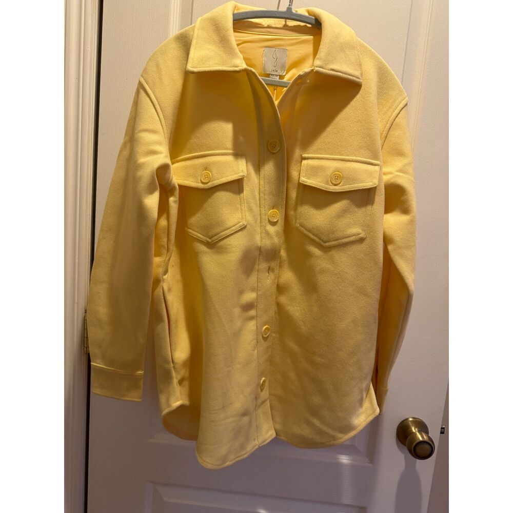 Joie Oversized Button Front Shacket – NWOT – Size XS/S – Sunlit Butter Yellow